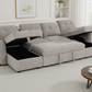 Moscow Sofabed Beige U Shape Corner