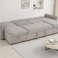 Moscow Sofabed Beige U Shape Corner