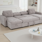 Moscow Sofabed Beige U Shape Corner
