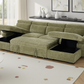 Hudson Sofabed Green U Shape Corner