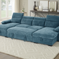 Hudson Sofabed Blue U Shape Corner