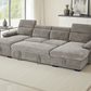 Hudson Sofabed Grey U Shape Corner