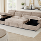 Hudson Sofabed Beige U Shape Corner