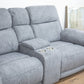 Owen Electric Recliner Sofa Grey Large Corner