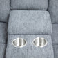 Owen Electric Recliner Sofa Grey Large Corner