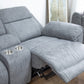 Owen Electric Recliner Sofa Grey Large Corner