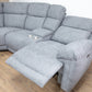 Owen Electric Recliner Sofa Grey Large Corner