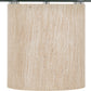 Modena Coffee Table - Clear Glass/Cream Marble Effect