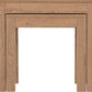 Leon Nest of 2 Tables - Medium Oak Effect