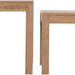Leon Nest of 2 Tables - Medium Oak Effect