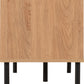 Leon 2 Door TV Unit - Medium Oak Effect