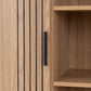 Tessa 1 Door Bookcase Unit - Natural Oak Effect