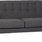 Ashley 3 Seater Sofa - Dark Grey