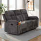 Guildford 3 Seater Recliner Sofa - Grey Fabric