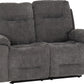 Guildford 2 Seater Recliner Sofa - Grey Fabric