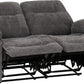 Guildford 2 Seater Recliner Sofa - Grey Fabric