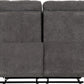 Guildford 2 Seater Recliner Sofa - Grey Fabric
