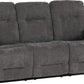 Guildford 3+2 Recliner Suite - Grey Fabric