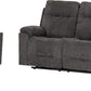 Guildford 3+2+1 Recliner Suite - Grey Fabric