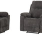 Guildford 3+1+1 Recliner Suite - Grey Fabric