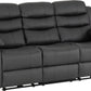 Roma 3+2 Electric Recliner Suite - Grey Faux Leather