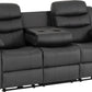 Roma 3+2 Electric Recliner Suite - Grey Faux Leather
