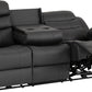 Roma 3+2 Electric Recliner Suite - Grey Faux Leather
