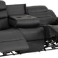 Roma 3+2 Electric Recliner Suite - Grey Faux Leather