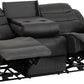 Roma 3+2 Electric Recliner Suite - Grey Faux Leather