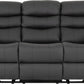 Roma 3+2 Electric Recliner Suite - Grey Faux Leather