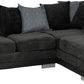 Elsa Corner Sofa - Dark Grey