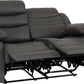 Roma 2 Seater Recliner Sofa - Grey Faux Leather