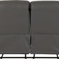 Roma 2 Seater Recliner Sofa - Grey Faux Leather
