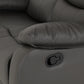 Roma 2 Seater Recliner Sofa - Grey Faux Leather