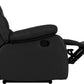 Roma 3 Seater Recliner Sofa - Black Faux Leather