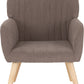 Jordan Occasional Chair - Brown Velvet Fabric