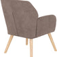 Jordan Occasional Chair - Brown Velvet Fabric