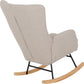 Hayden Rocking Chair - Beige Fabric