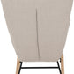 Hayden Rocking Chair - Beige Fabric