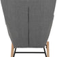 Hayden Rocking Chair - Dark Grey Fabric