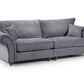 Windsor Fullback Sofa Grey 4 Seater