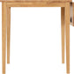Vienna Drop Leaf Dining Set - Medium Oak Effect/Brown Faux Leather