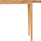 Vienna Drop Leaf Dining Set - Medium Oak Effect/Brown Faux Leather
