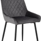 Modena Dining Set with Avery Chairs - Cream/Grey Velvet