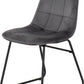 Modena Dining Set with Lukas Chairs - Cream/Grey Velvet