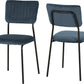 Sheldon Chair (Box of 4) - Navy Blue Velvet Fabric