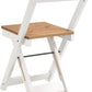 Santos Folding Chair (Box of 2) - White/Distressed Waxed Pine