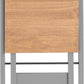Santos Folding Chair (Box of 2) - Grey Slate/Distressed Waxed Pine