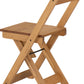 Santos Folding Chair (Box of 2) - Natural Wax