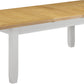 Windsor Large Extending Dining Table - Pebble Grey/Oak